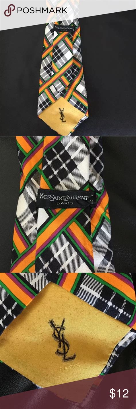 ysl vintage tie|YSL ties for men.